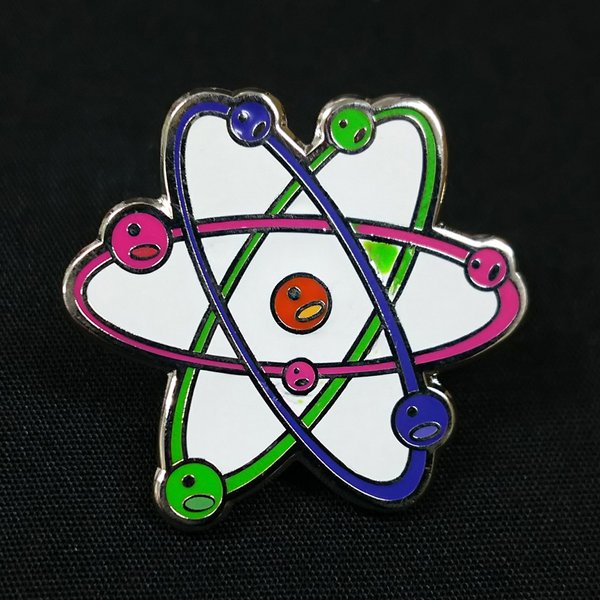 サイエンスピンバッチ カラフルアトム（Colorful Atom）